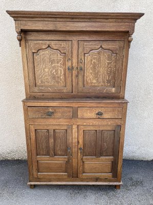 Antique Buffet with 2 Bodies, 1900s-SDV-875765