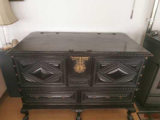 Antique Cabinet in Rosewood & Chestnut-GEL-1797238