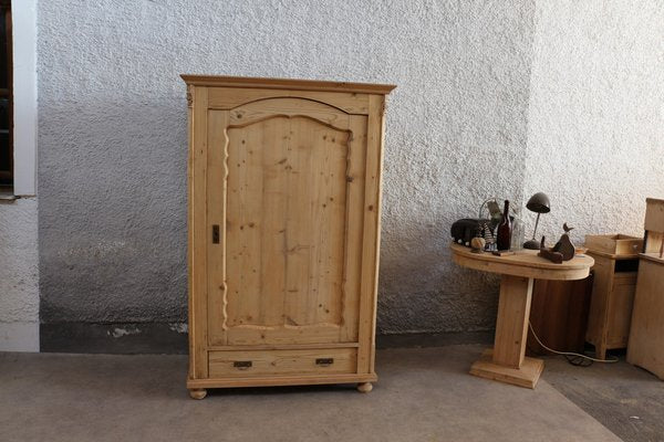 Antique Cabinet in Spruce, 1890s-KWR-1800505