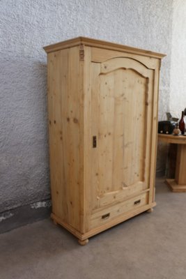 Antique Cabinet in Spruce, 1890s-KWR-1800505