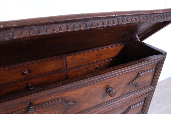 Antique Canterano Chest of Drawers in Walnut, 1700s-XSG-1386036