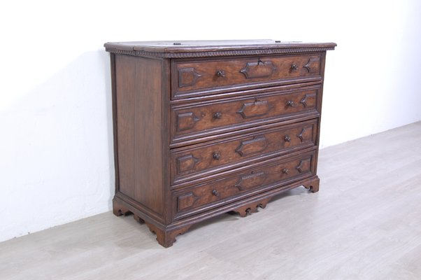 Antique Canterano Chest of Drawers in Walnut, 1700s-XSG-1386036