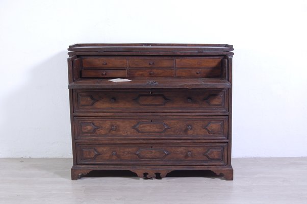 Antique Canterano Chest of Drawers in Walnut, 1700s-XSG-1386036