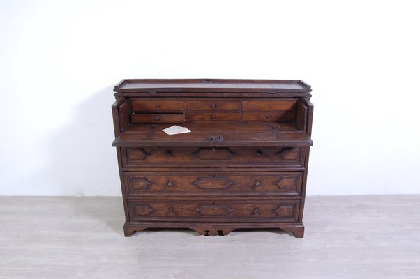 Antique Canterano Chest of Drawers in Walnut, 1700s-XSG-1386036