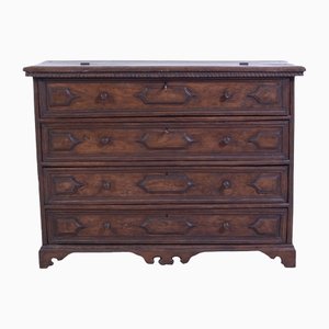 Antique Canterano Chest of Drawers in Walnut, 1700s-XSG-1386036