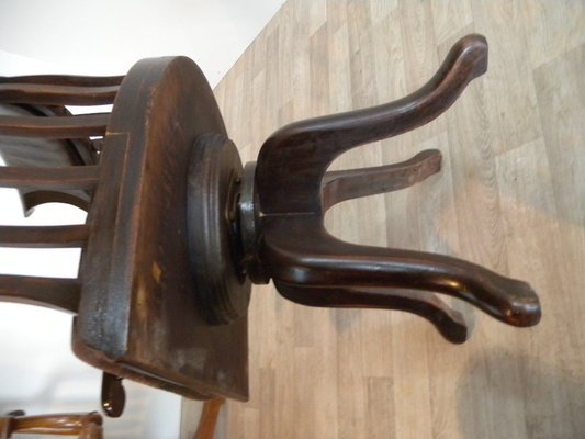 Antique Captain's Swivel Desk Chair, England, 1900s-FEO-1776184