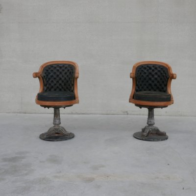 Antique Captains Swivel Office Chair-JRP-1028069