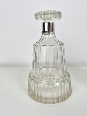 Antique Carafes in Cut Crystal with Solid Silver Mount from Christofle & Cie, 1853, Set of 2-KKG-1319372