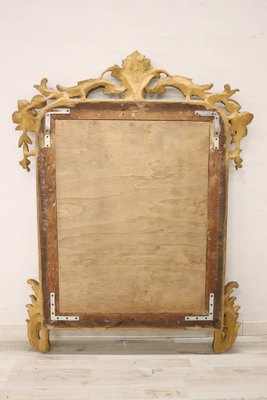 Antique Carved and Gilded Wood Wall Mirror, 1840s-DCO-1122294