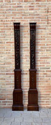 Antique Carved Oak Panels, Set of 2-NOU-860900