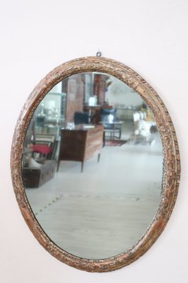 Antique Carved Wood Wall Mirror, 1680s-DCO-1033020