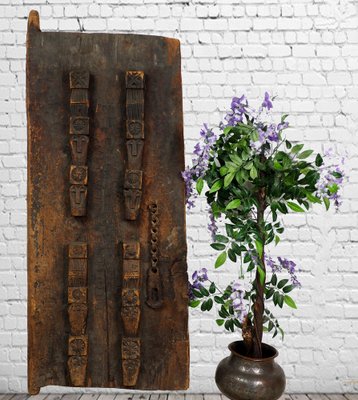 Antique Carved Wooden Door, Nuristan, Afghanistan-UZN-1404927