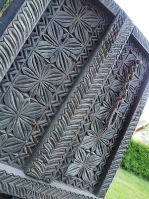 Antique Carved Wooden Door, Nuristan, Afghanistan-UZN-1404928