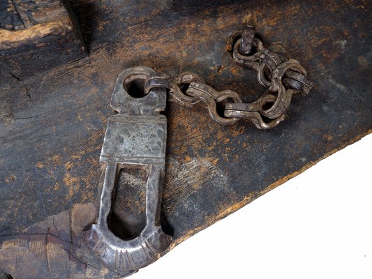 Antique Carved Wooden Door, Nuristan, Afghanistan-UZN-1404927