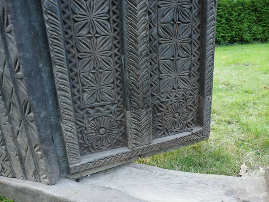 Antique Carved Wooden Door, Nuristan, Afghanistan-UZN-1404928