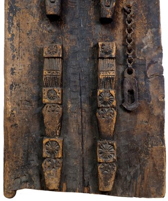 Antique Carved Wooden Door, Nuristan, Afghanistan-UZN-1404927