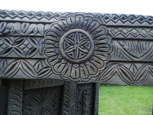 Antique Carved Wooden Door, Nuristan, Afghanistan-UZN-1404928