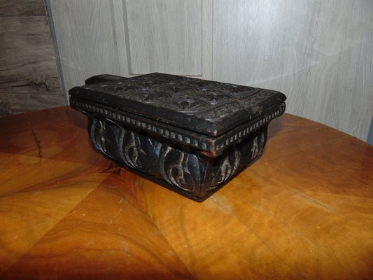 Antique Carved Wooden Shelf-CAQ-577367