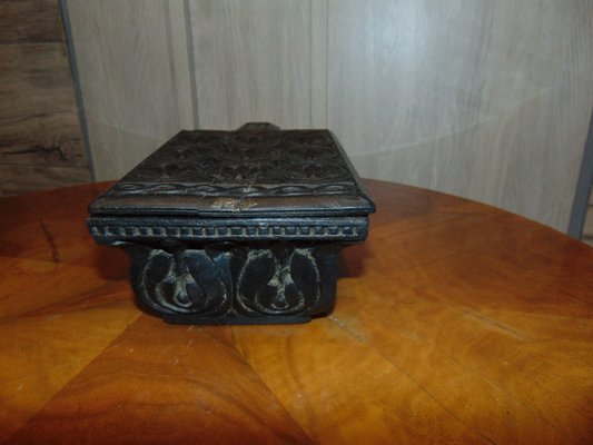 Antique Carved Wooden Shelf-CAQ-577367