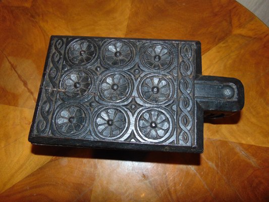 Antique Carved Wooden Shelf-CAQ-577367