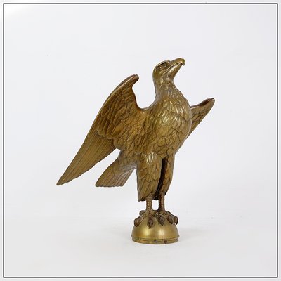 Antique Cast Bronze High Relief Eagle Lectern-NYF-2018860