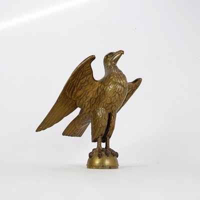 Antique Cast Bronze High Relief Eagle Lectern-NYF-2018860