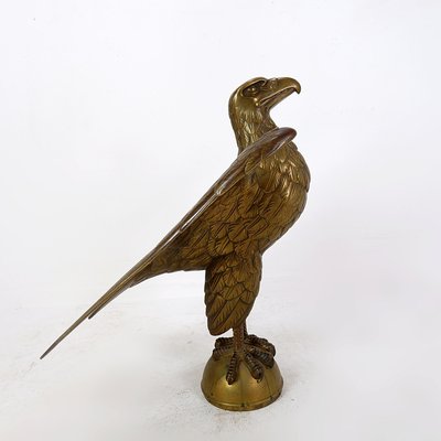 Antique Cast Bronze High Relief Eagle Lectern-NYF-2018860