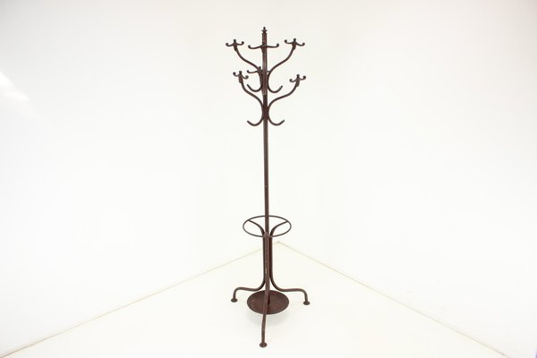 Antique Cast Iron Coat Rack, 1920s-TZ-1269891