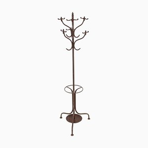 Antique Cast Iron Coat Rack, 1920s-TZ-1269891