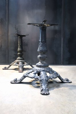 Antique Cast Iron Table Bases, Set of 2-LA-825882