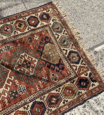 Antique Caucasian Kazak Rug, 1880s-JZV-1367136