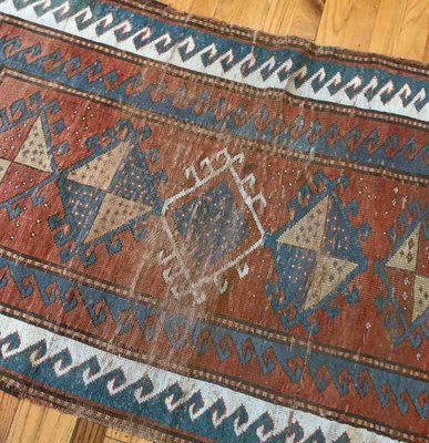 Antique Caucasian Kazak Rug, 1880s-JZV-1191311