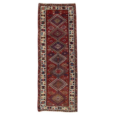 Antique Caucasian Kazak Runner-YMM-1217707