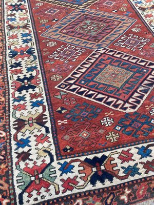 Antique Caucasian Kazak Runner-YMM-1217707