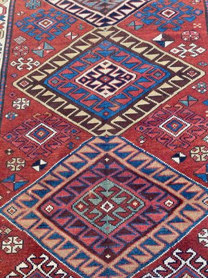 Antique Caucasian Kazak Runner-YMM-1217707