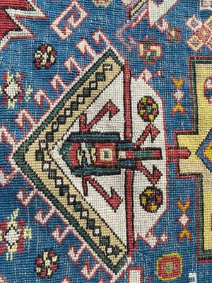 Antique Caucasian Needlepoint Embroidered Rug-YMM-1156875