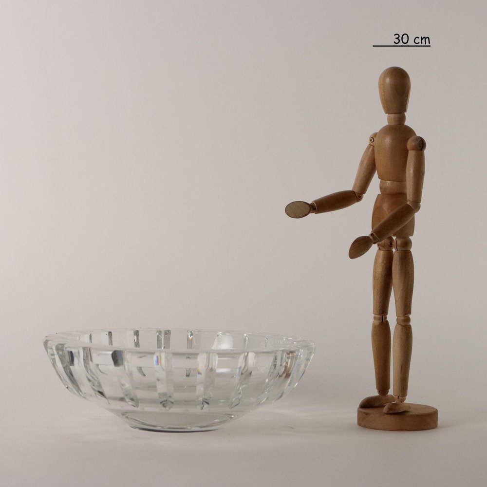 Antique Centerpiece in Crystal by E. Ohrstrom for Orrefors