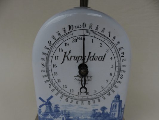 Antique Ceramic Kitchen Scales from Krups-EY-569115