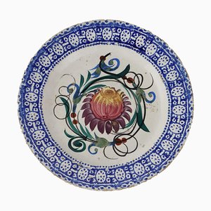 Antique Ceramic Plate from Mondovì Vedova Besio & Figli, 19th Century-VMM-2023874