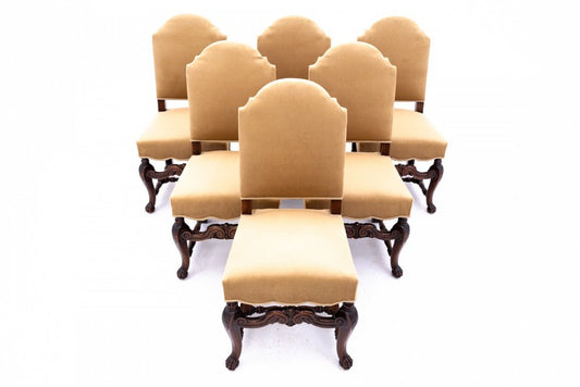 Antique Chairs, Western Europe, 1900s, Set of 6