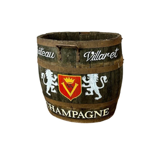 Antique Champagne Barrel Cooler from Château Villaret, 1854