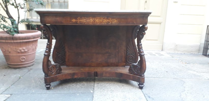 Antique Charles X Console Table-AKA-1804304