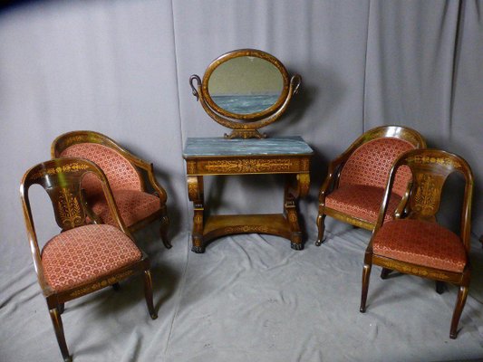 Antique Charles X Dressing Table-WSV-904880