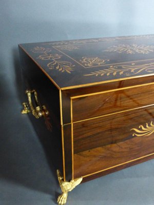 Antique Charles X Rosewood Box-WSV-779126