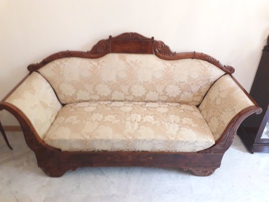 Antique Charles X Sofa-AKA-713648