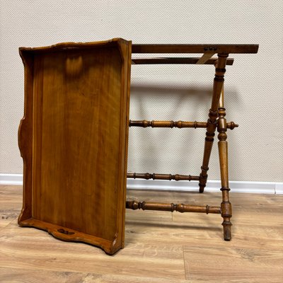 Antique Cherry Serving Table, England, 1880s-ALF-2033550