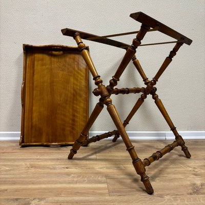 Antique Cherry Serving Table, England, 1880s-ALF-2033550