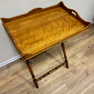 Antique Cherry Serving Table, England, 1880s-ALF-2033550