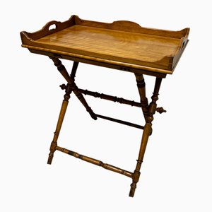 Antique Cherry Serving Table, England, 1880s-ALF-2033550