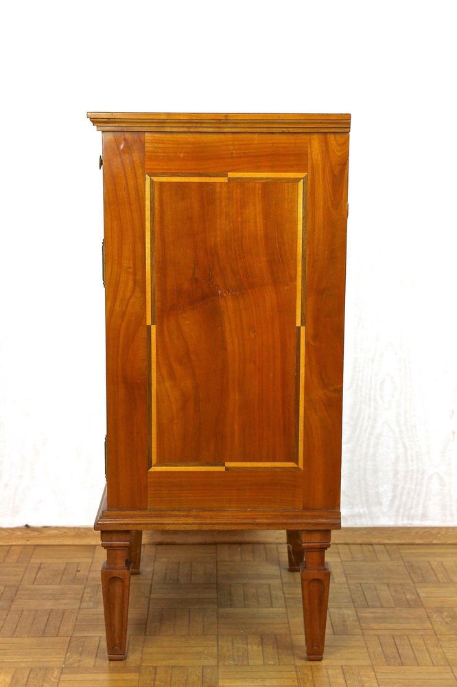 Antique Cherrywood Pillar Cabinet, 1800